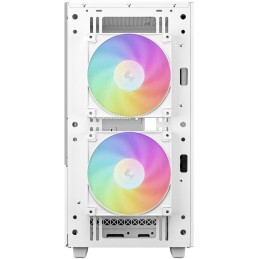 DEEPCOOL skříň CH360 Digital / mATX / 140mm +120 mm fan / USB 3.0 / USB-C /  mesh panel / prosklená bočnice / bílá