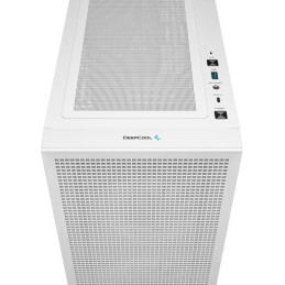 DEEPCOOL skříň CH360 Digital / mATX / 140mm +120 mm fan / USB 3.0 / USB-C /  mesh panel / prosklená bočnice / bílá