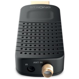 STRONG DVB-T/T2 tuner HDMI stick SRT 84/ Full HD/ H.265/HEVC/ externí anténa/ EPG/ PVR/ HDMI/ USB/ micro USB/ IR/ černý