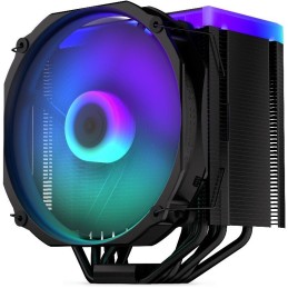 Endorfy chladič CPU Fortis 5 Black ARGB / 140mm fan/ 6 heatpipes / PWM / nanoreset controller / pro Intel i AMD / černý