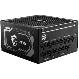 MSI zdroj MAG A1250GL PCIE5/ 1250W/ ATX3.1/ akt. PFC/ 7 let celk. záruka/ 135mm fan/ modulární kabeláž/ 80PLUS Gold