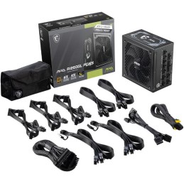 MSI zdroj MAG A1250GL PCIE5/ 1250W/ ATX3.1/ akt. PFC/ 7 let celk. záruka/ 135mm fan/ modulární kabeláž/ 80PLUS Gold