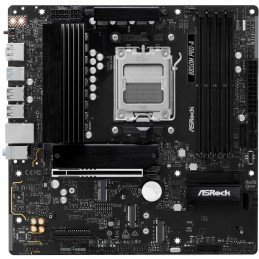 ASRock B850M Pro-A / AMD B850 / AM5 / 4x DDR5 DIMM / 3x M.2 / HDMI / DP / USB-C / mATX