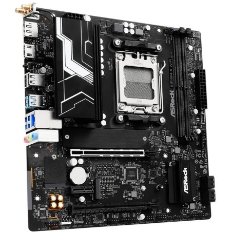 ASRock B850M-X WiFi / AMD B850 / AM5 / 2x DDR5 DIMM / 2x M.2 / HDMI / DP / USB-C / WiFi / mATX
