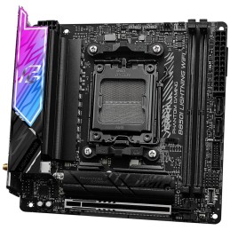 ASRock B850I Lightning WiFi / AMD B850 / AM5 / 2x DDR5 DIMM / 2x M.2 / HDMI / USB-C / WiFi / Mini-ITX