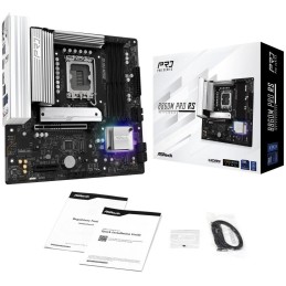 ASRock B860M Pro RS / Intel B860 / LGA1851 / 4x DDR5 / 3x M.2 / HDMI / DP / USB-C / mATX