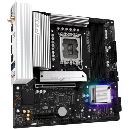 ASRock B860M Pro RS WiFi / Intel B860 / LGA1851 / 4x DDR5 / 3x M.2 / HDMI / DP / USB-C / WiFi / mATX