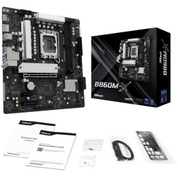 ASRock B860M-X / Intel B860 / LGA1851 / 2x DDR5 / 2x M.2 / HDMI / DP / USB-C / mATX