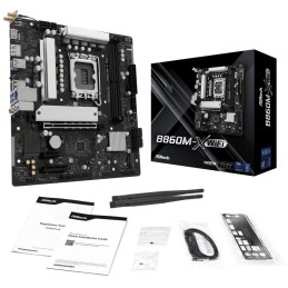 ASRock B860M-X WiFi / Intel B860 / LGA1851 / 2x DDR5 / 2x M.2 / HDMI / DP / USB-C / WiFi / mATX