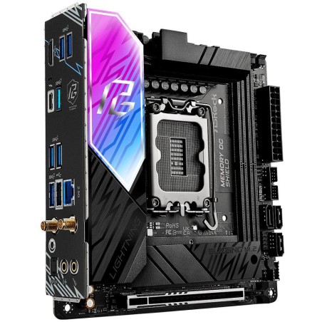 ASRock B860I Lightning WiFi / Intel B860 / LGA1851 / 2x DDR5 / 2x M.2 / HDMI / Thunderbolt 4 / WiFi / Mini-ITX