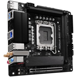 ASRock B860I WiFi/  Intel B860 / LGA1851 / 2x DDR5 / 2x M.2 / HDMI / DP / USB-C / WiFi / Mini-ITX