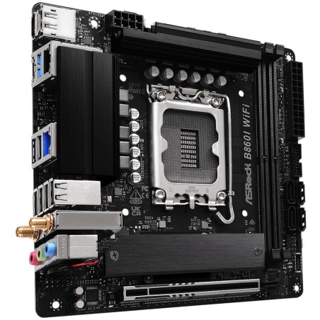ASRock B860I WiFi/  Intel B860 / LGA1851 / 2x DDR5 / 2x M.2 / HDMI / DP / USB-C / WiFi / Mini-ITX