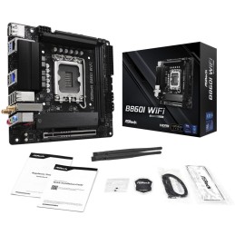 ASRock B860I WiFi/  Intel B860 / LGA1851 / 2x DDR5 / 2x M.2 / HDMI / DP / USB-C / WiFi / Mini-ITX