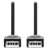 NEDIS USB 2.0 Kabel / USB-A Stecker - USB-A Stecker / Schwarz / Bulk / 5m