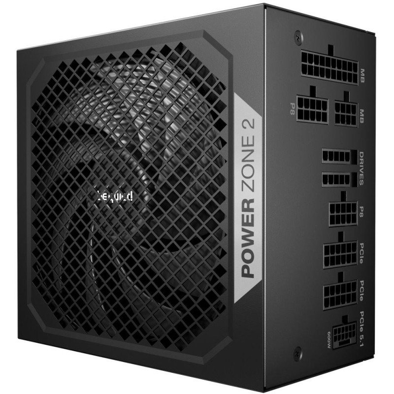 Be quiet! / zdroj POWER ZONE 2 750W / ATX 3.1 / 140mm fan / částečně pasivní / 80 PLUS Platinum