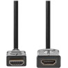 NEDIS High Speed HDMI 1.4 extension cable with Ethernet/ 4K@60Hz/ gold-plated HDMI-HDMI connectors/ black/ bulk/ 1m