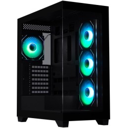 BitFenix skříň CETO / ATX / 4x 120mm ARGB fan / 2x USB 3.0 / USB-C / tvrzené sklo / černá