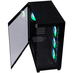 BitFenix skříň CETO / ATX / 4x 120mm ARGB fan / 2x USB 3.0 / USB-C / tvrzené sklo / černá