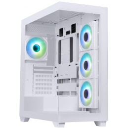 BitFenix skříň CETO / ATX / 4x 120mm ARGB fan / 2x USB 3.0 / USB-C / tvrzené sklo / bílá