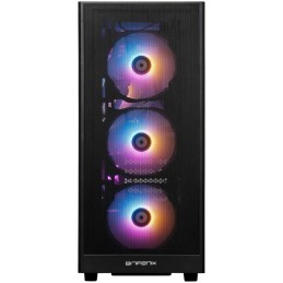 BitFenix skříň Grafi / ATX / 4x120 mms FRGB fan / 2x USB 3.0 / USB 2.0 / tvrzené sklo / černá