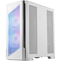 MSI skříň MPG VELOX 300R AIRFLOW PZ WHITE/ bez zdroje/ temperované sklo/ 2x 160mm fan/ x 120mm fan/2x USB/1x USB-C/bílá
