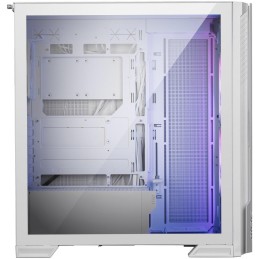 MSI skříň MPG VELOX 300R AIRFLOW PZ WHITE/ bez zdroje/ temperované sklo/ 2x 160mm fan/ x 120mm fan/2x USB/1x USB-C/bílá