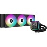 DEEPCOOL Wasserkühler LD360 / 3x120 mm PWM ARGB Lüfter / Display / schwarz