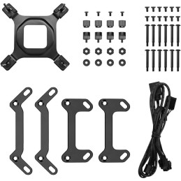 DEEPCOOL vodní chladič MYSTIQUE 360 ARGB / 3x120mm ARGB fan / dig. displej / Intel i AMD / černý