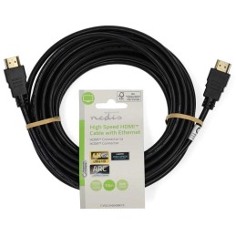 NEDIS High Speed HDMI 2.0 kabel s ethernetem/ 4K@60Hz/ zlacené konektory HDMI-HDMI/ černý/ bulk/ 7,5m