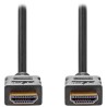 NEDIS High Speed HDMI 2.0 Kabel mit Ethernet/ 4K@60Hz/ vergoldete HDMI-HDMI-Anschlüsse/ schwarz/ Bulk/ 10m