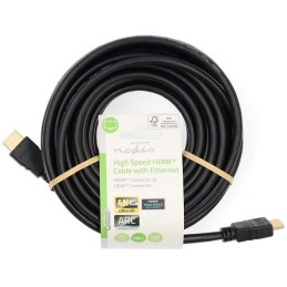 NEDIS High Speed HDMI 2.0 kabel s ethernetem/ 4K@60Hz/ zlacené konektory HDMI-HDMI/ černý/ bulk/ 10m