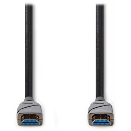 NEDIS aktivní optický High Speed HDMI 2.0 kabel s ethernetem/ 4K@60Hz/ zlacené konektory HDMI-HDMI/ černý/ BOX/ 30m