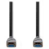 Aktywny optyczny kabel NEDIS High Speed HDMI 2.0 z Ethernetem/ 4K@60Hz/ pozłacane złącza HDMI-HDMI/ czarny/ BOX/ 30m