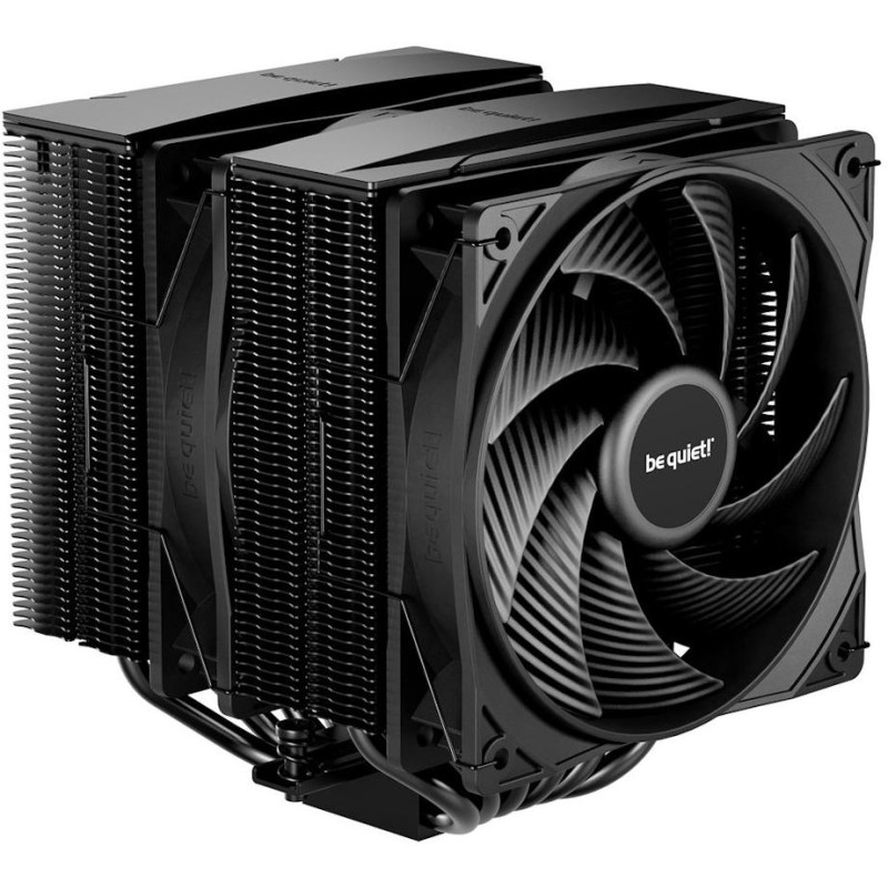 Be quiet! chladič CPU PURE ROCK PRO 3 Black / 2x120mm PWM fan / 6xheatpipe / černý