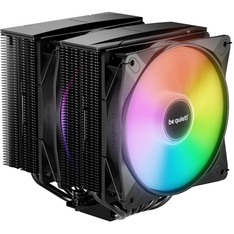 Be quiet! chladič CPU PURE ROCK PRO 3 LX Black / 2x120mm PWM ARGB fan / 6xheatpipe / černý