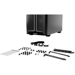 Be quiet! skříň PURE BASE 501DX / ATX / 3x140mm PWM fan / ARGB LED pásek / USB3.2 / temperované sklo / černá