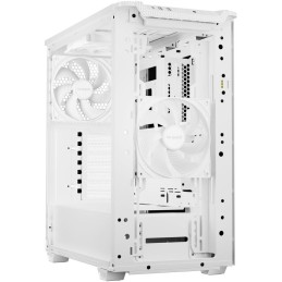 Be quiet! skříň PURE BASE 501DX / ATX / 3x140mm PWM fan / ARGB LED pásek / USB3.2 / temperované sklo / bílá