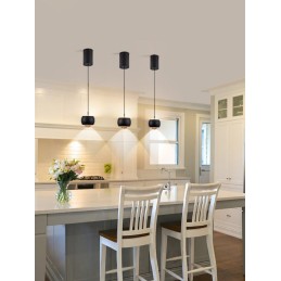 IMMAX NEO DORMINE SMART stahovací bodové svítidlo, černé matné, Zigbee 3.0, TUYA