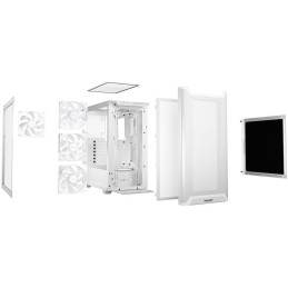 Be quiet! skříň PURE BASE 501LX / ATX / 4xARGB fan / USB-C / 2xUSB 3.2 / temperované sklo / bílá