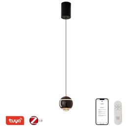 IMMAX NEO DORMINE SMART stahovací bodové svítidlo, perlově černé, Zigbee 3.0, TUYA