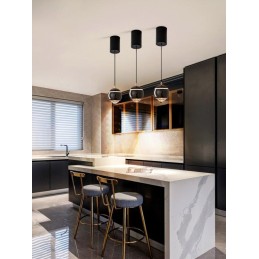 IMMAX NEO DORMINE SMART stahovací bodové svítidlo, perlově černé, Zigbee 3.0, TUYA