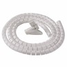 FELLOWES Cablezip Kabelorganisator und -schutz / Durchmesser 20 mm / Länge 2 m / weiß