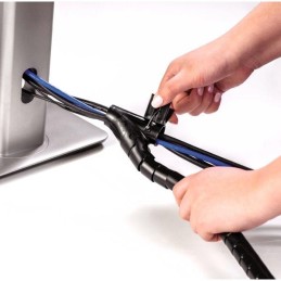 FELLOWES Cablezip organizér a chránič kabeláže/ průměr 20 mm/ délka 2 m/ černý