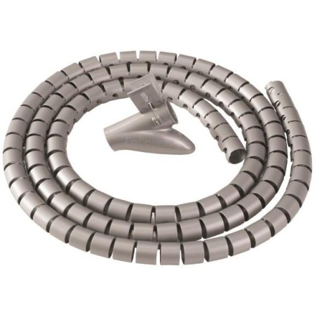 FELLOWES Cablezip organizér a chránič kabeláže/ průměr 20 mm/ délka 2 m/ stříbrný