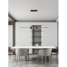 IMMAX NEO LITE ESTRELAS SMART závěsné svítidlo černé s podporou BEACON, Wi-Fi, TUYA