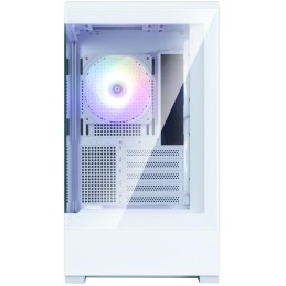 Zalman skříň P30 White V2/ miniT / 3x120mm fan ARGB / USB 3.0 / USB-C / temperované sklo / bílá