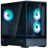 Zalman case P30 Black V2 / miniT / 3x120mm fan ARGB / USB 3.0 / USB-C / tempered glass / black