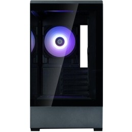 Zalman skříň P30 Black V2 / miniT / 3x120mm fan ARGB / USB 3.0 / USB-C / temperované sklo / černá