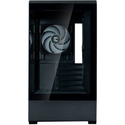 Zalman skříň P30 Black V2 / miniT / 3x120mm fan ARGB / USB 3.0 / USB-C / temperované sklo / černá