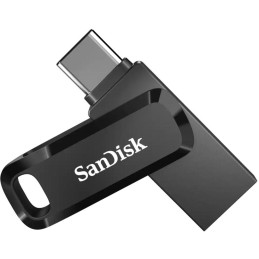 SanDisk Ultra Dual Drive Go 512GB / USB Type-C + USB Type-A / USB 3.2 Gen 1 / černá
